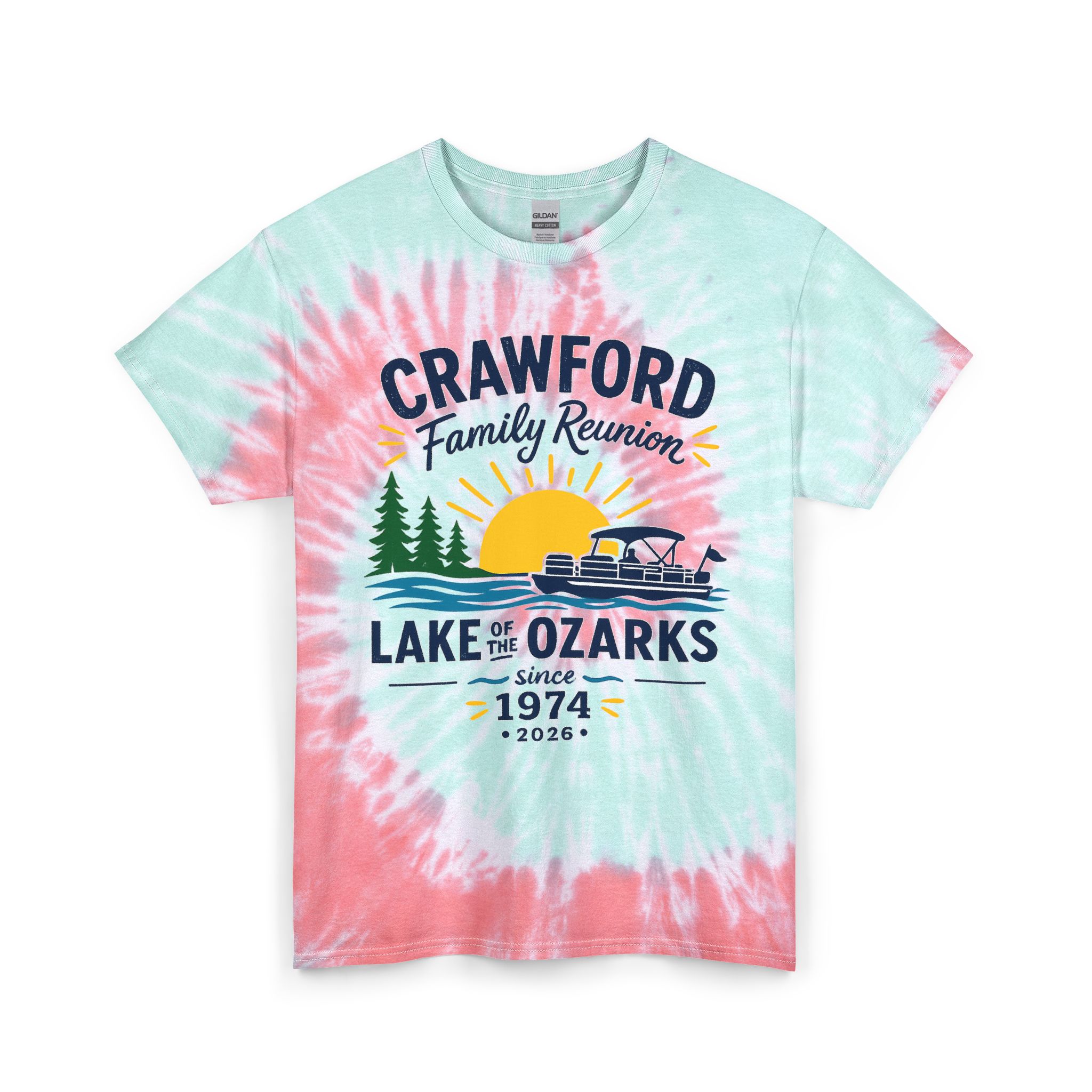 Tie-Die Crawford Reunion T-Shirt (M-2XL) - Image 7