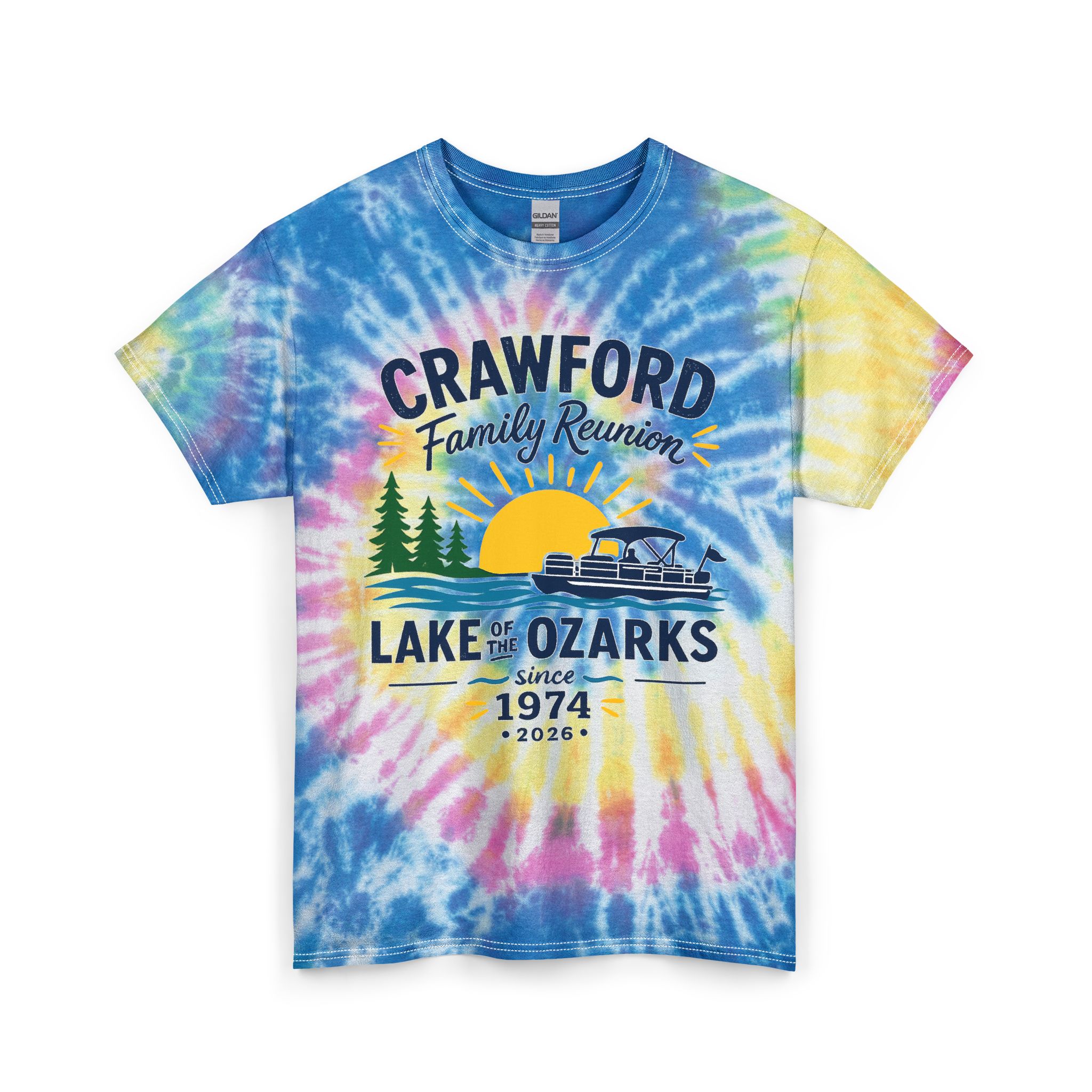 Tie-Die Crawford Reunion T-Shirt (M-2XL)